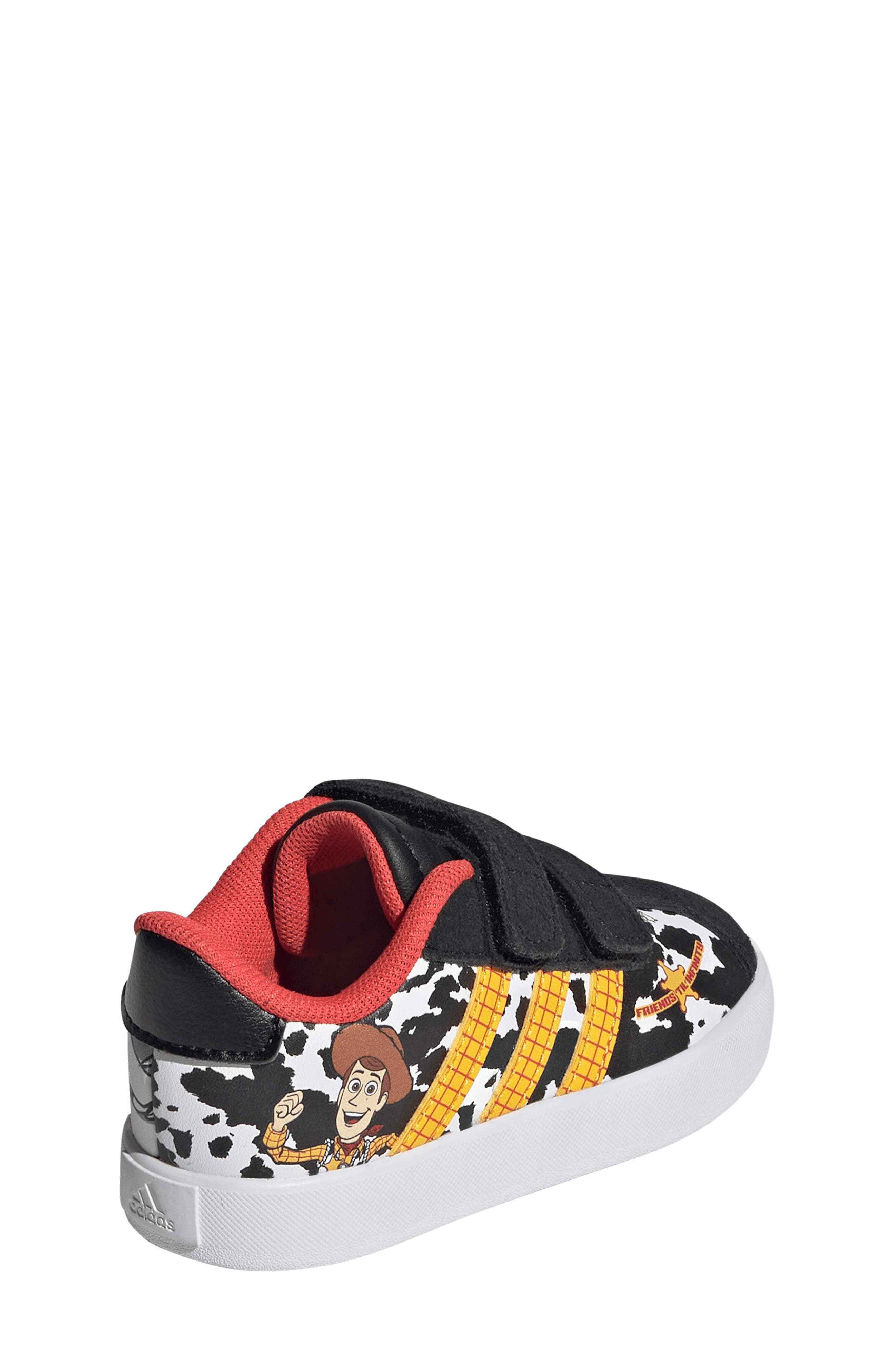 adidas x Toy Story Kids' VL Court Sneaker, Alternate, color, White/ Black