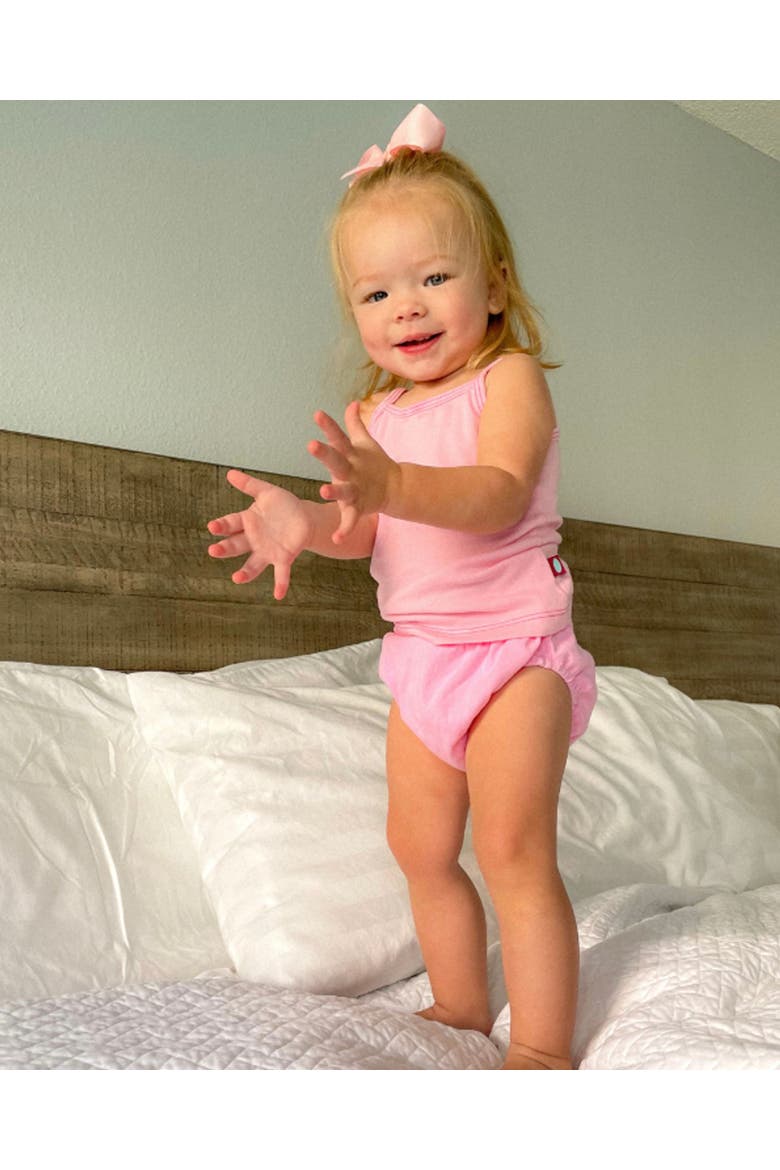Baby Unisex 100% Soft Cotton Diaper Cover 2-Pack, Alternate, color, Pink/White