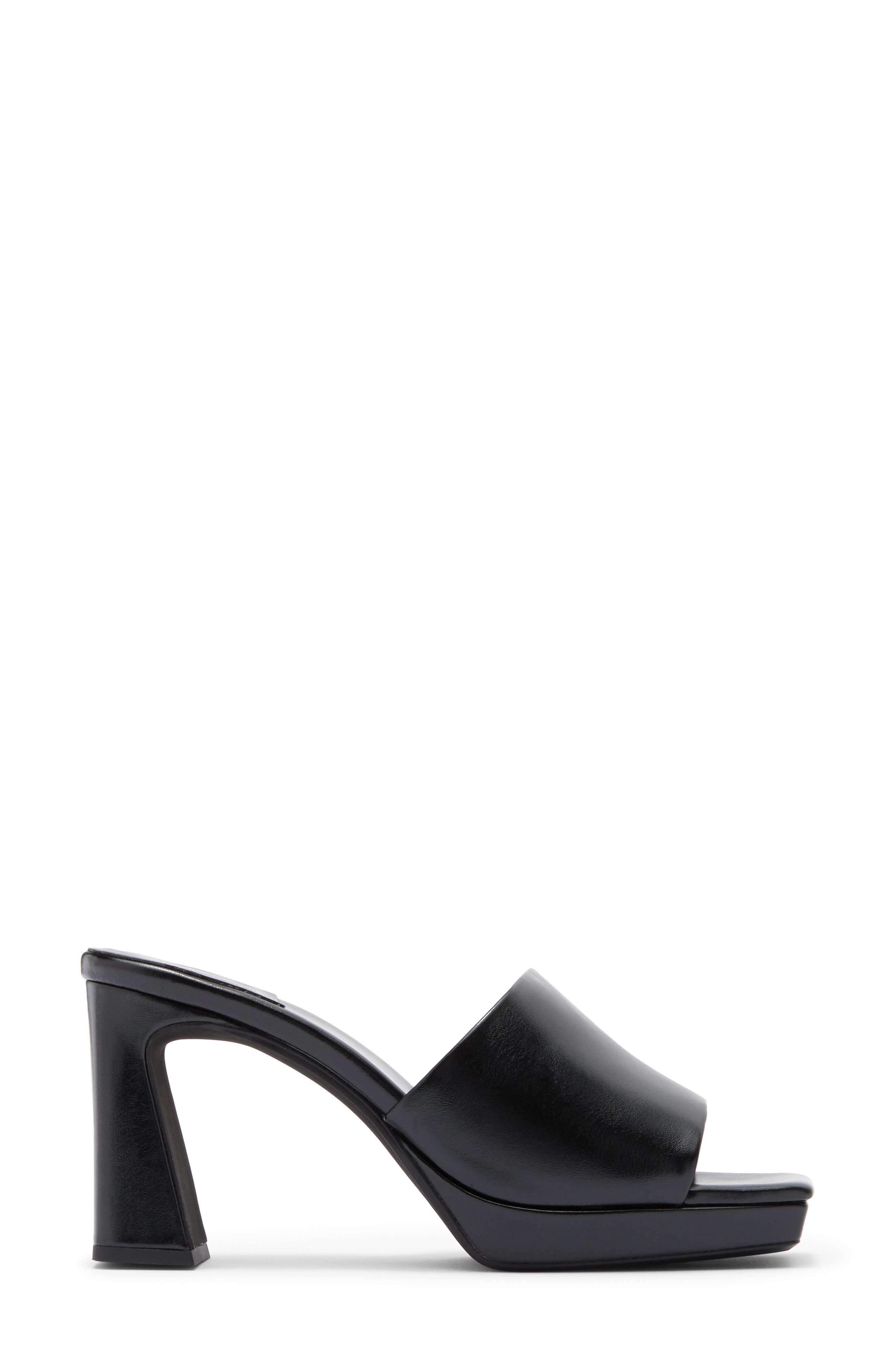 Jeffrey Campbell Dress Code Sandal, Alternate, color, Black Wax