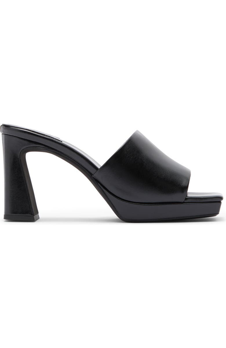 Jeffrey Campbell Dress Code Sandal, Alternate, color, Black Wax