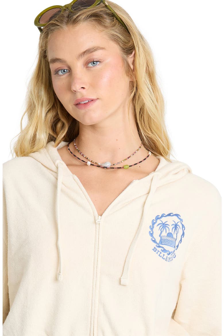 Palm 73 Full Zip Hoodie, Alternate, color, WHITE CAP