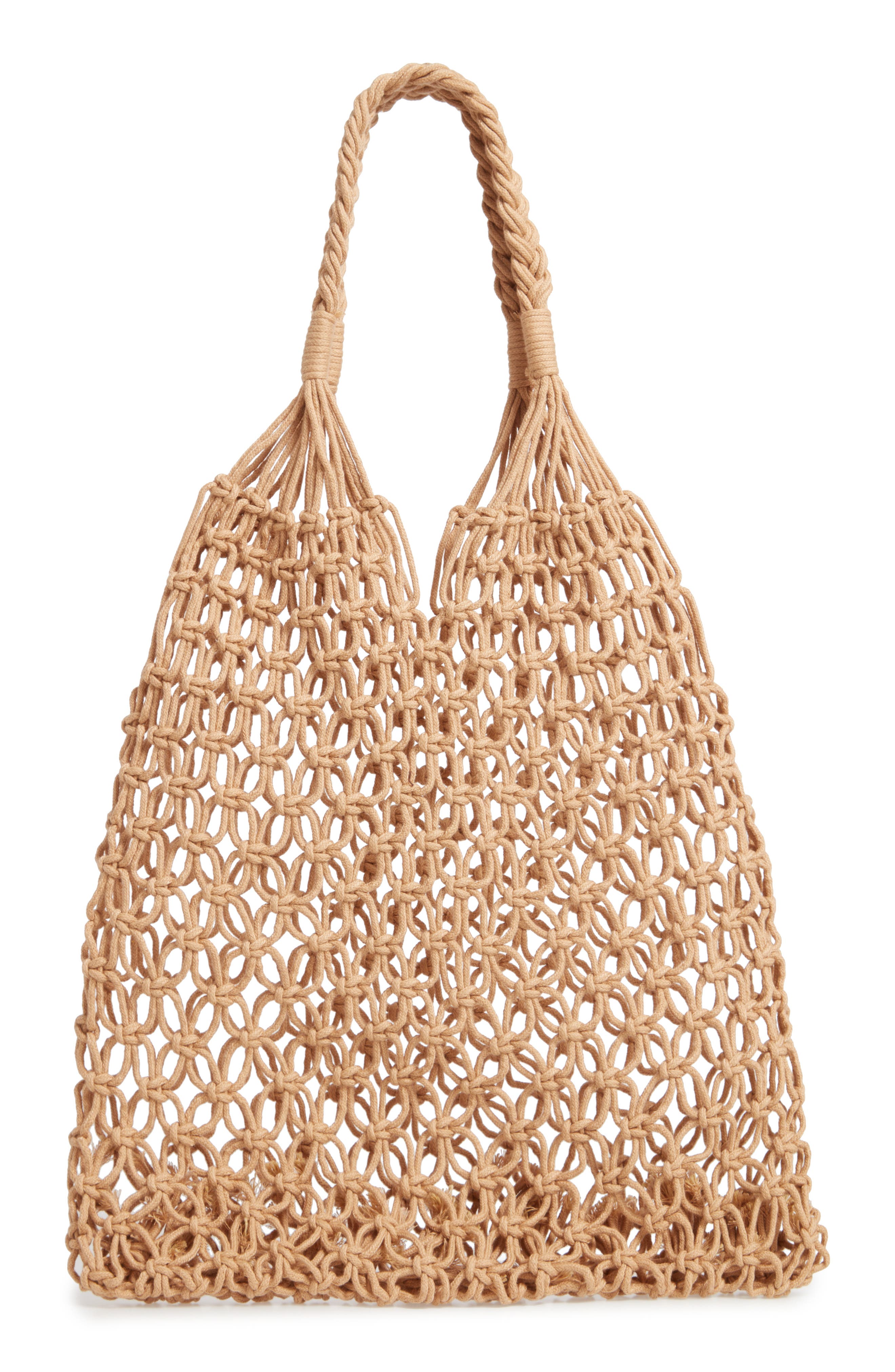 Net Tote, Alternate, color, NATURAL