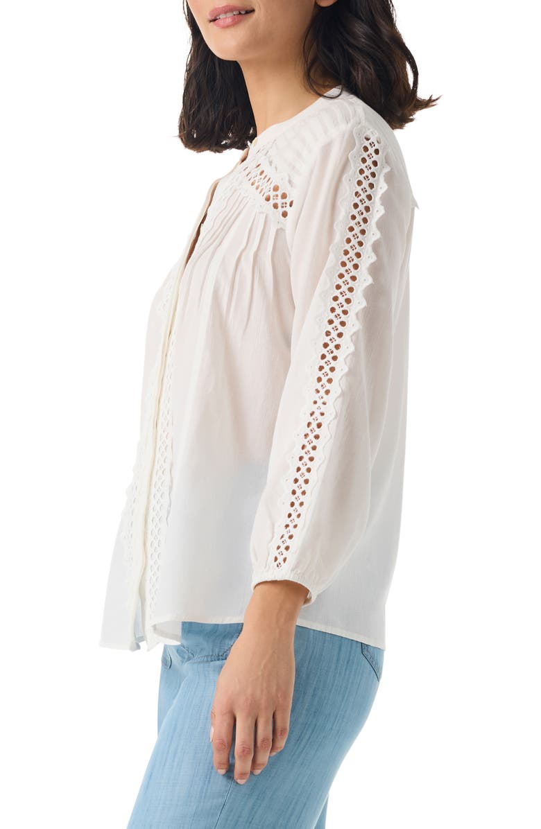 NIC+ZOE Breezy Clouds Embellished Top, Alternate, color,
