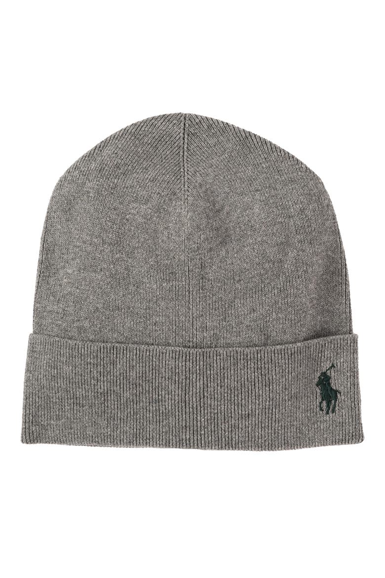 Lightweight Cotton Beanie, Main, color, Barclay Grey Heather