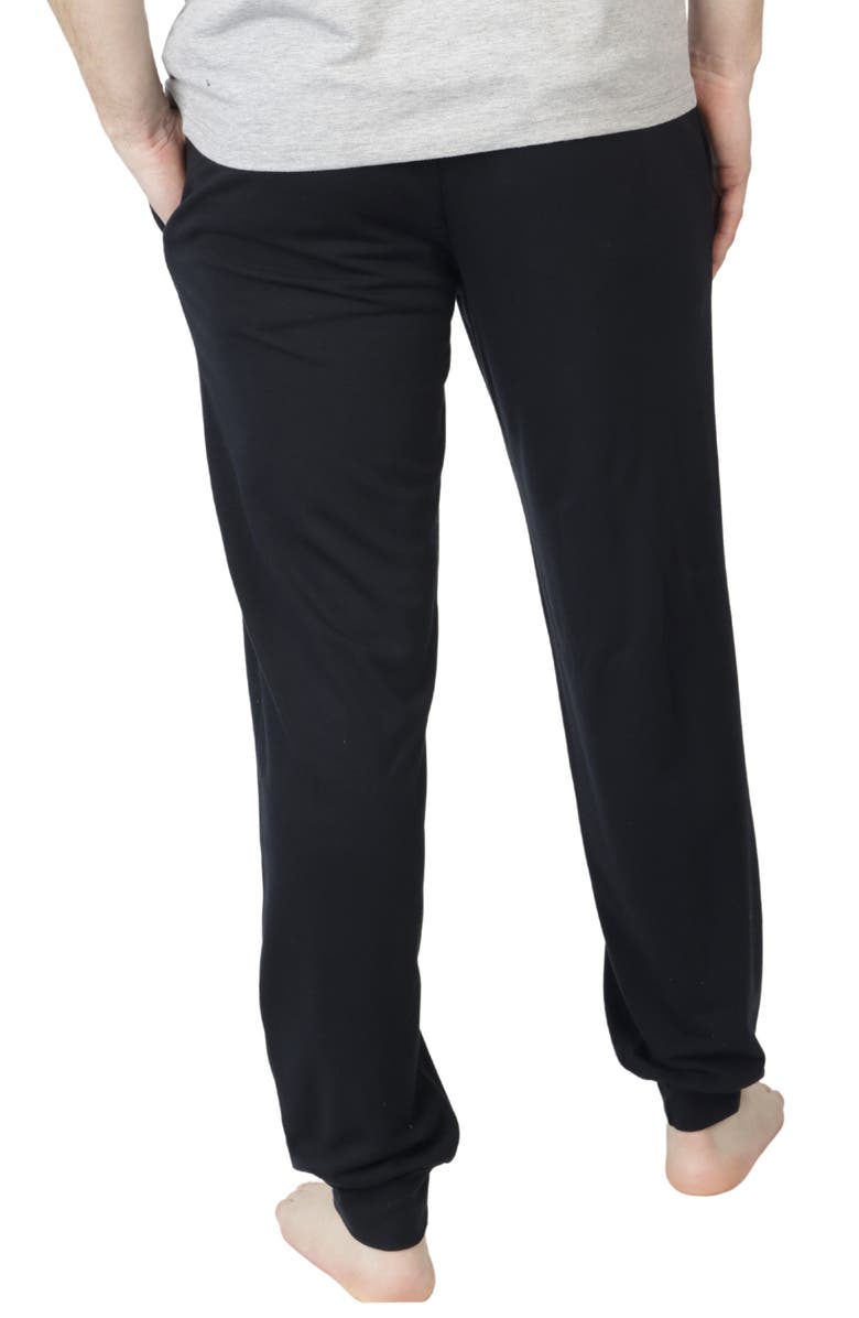 TailorByrd Soft French Terry Joggers, Alternate, color, Black