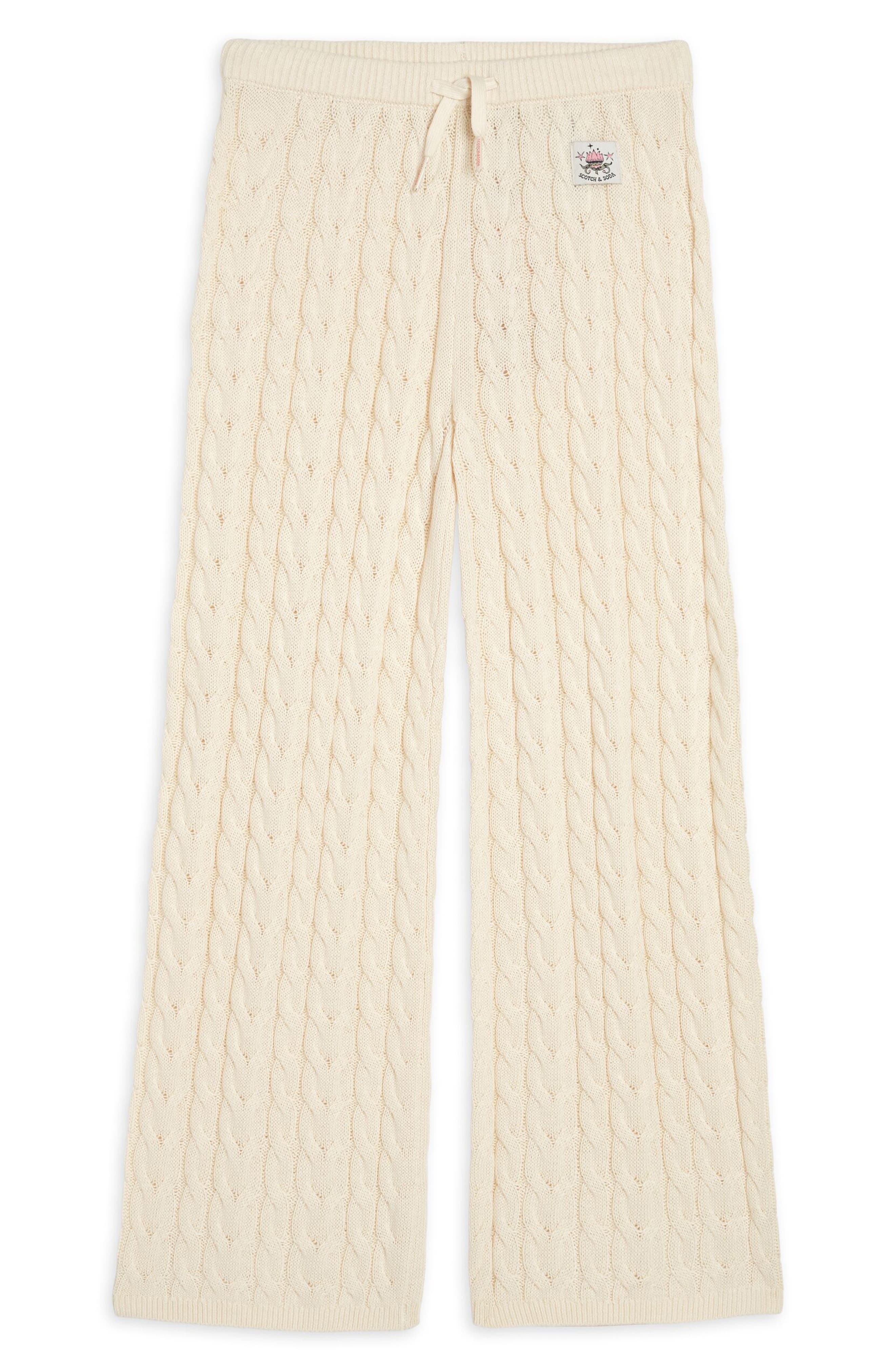 Kids' Cable Stitch Sweater Pants