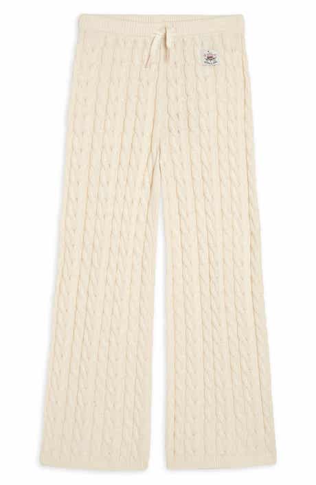 Kids' Cable Stitch Sweater Pants