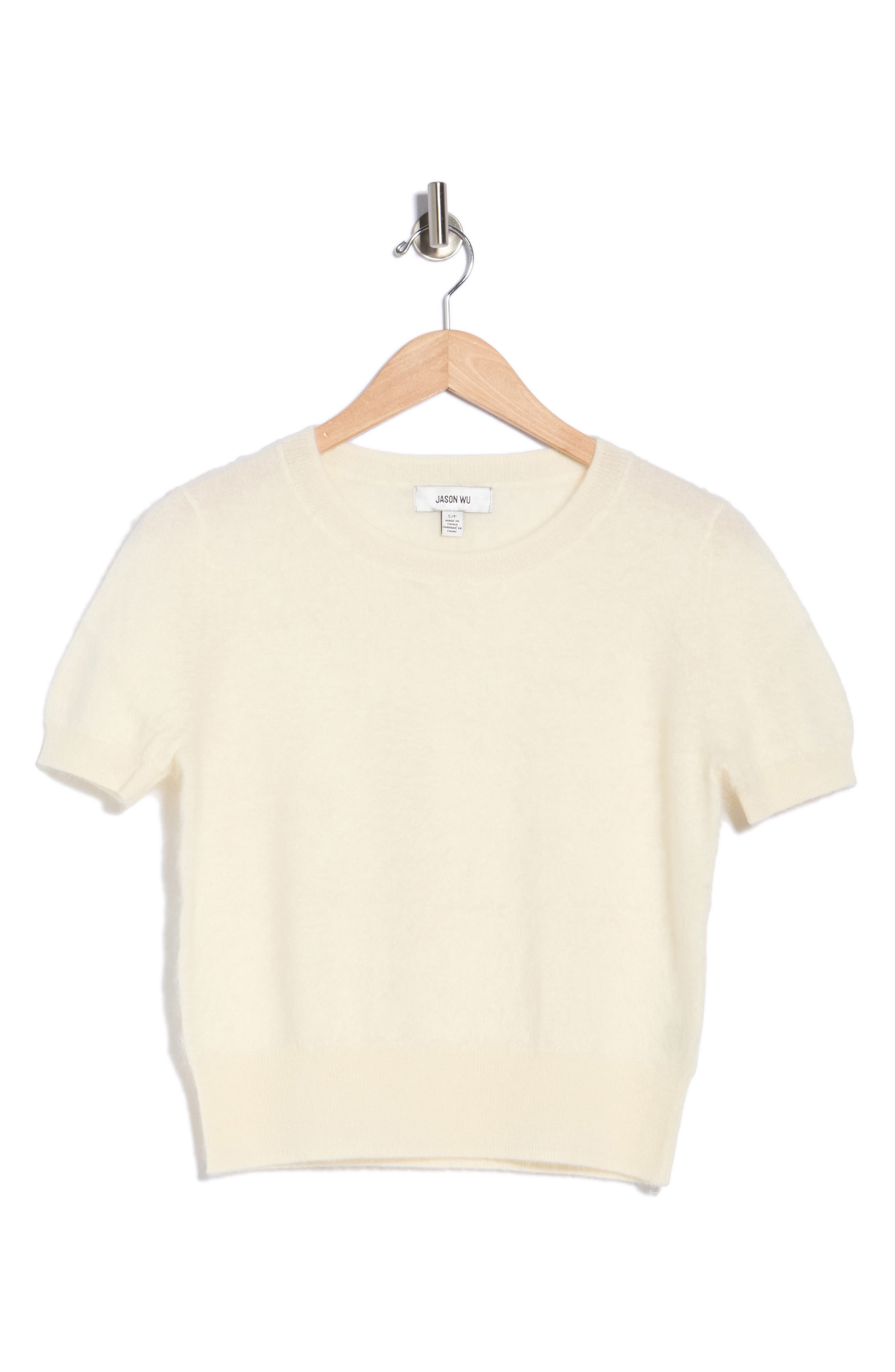 Brushed Cashmere Crewneck Sweater