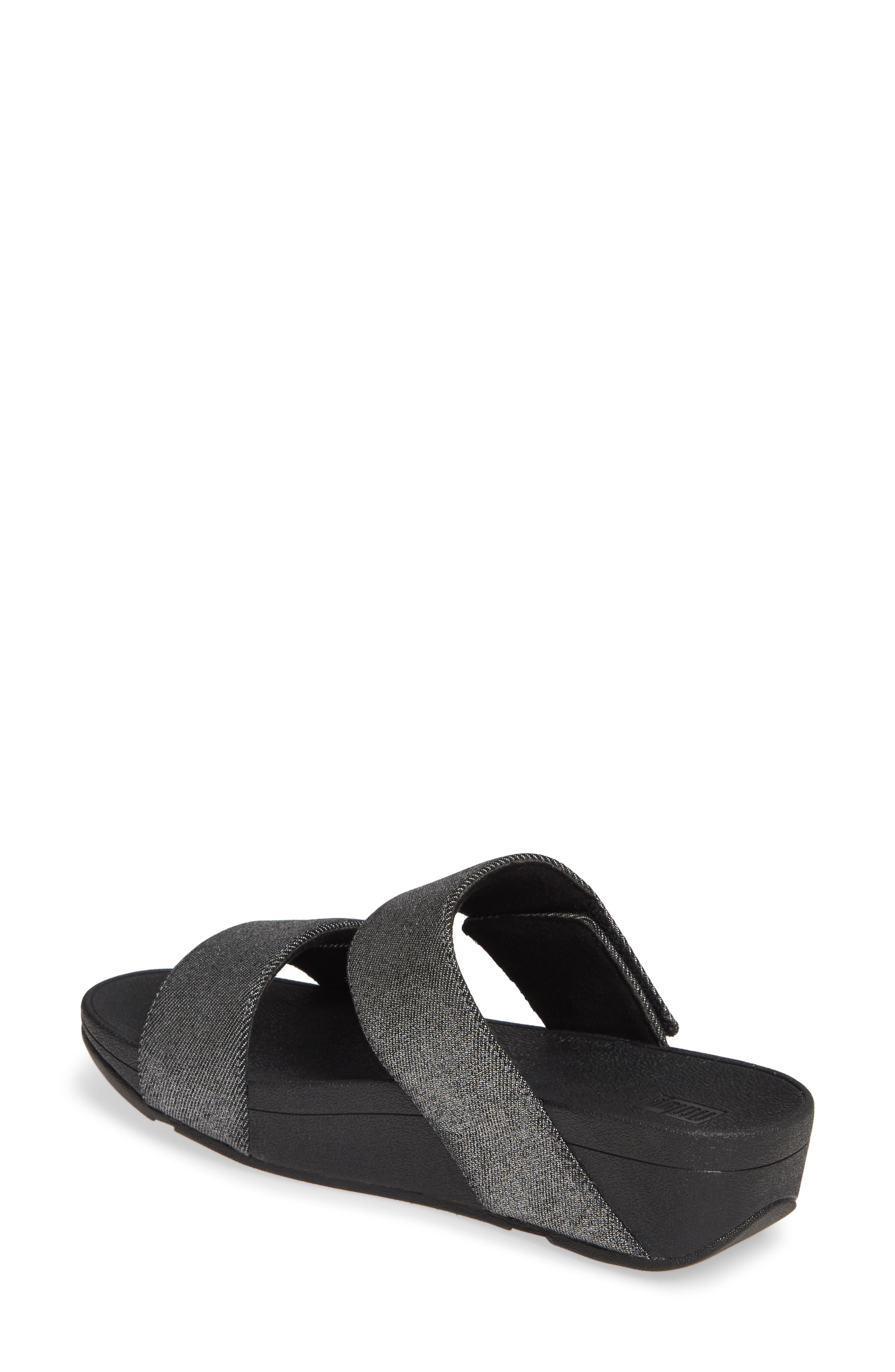 FitFlop Mina Shimmer Slide Sandal, Alternate, color, 