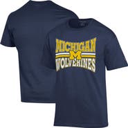 Champion Men's Champion  Navy Michigan Wolverines Team Zoom T-Shirt