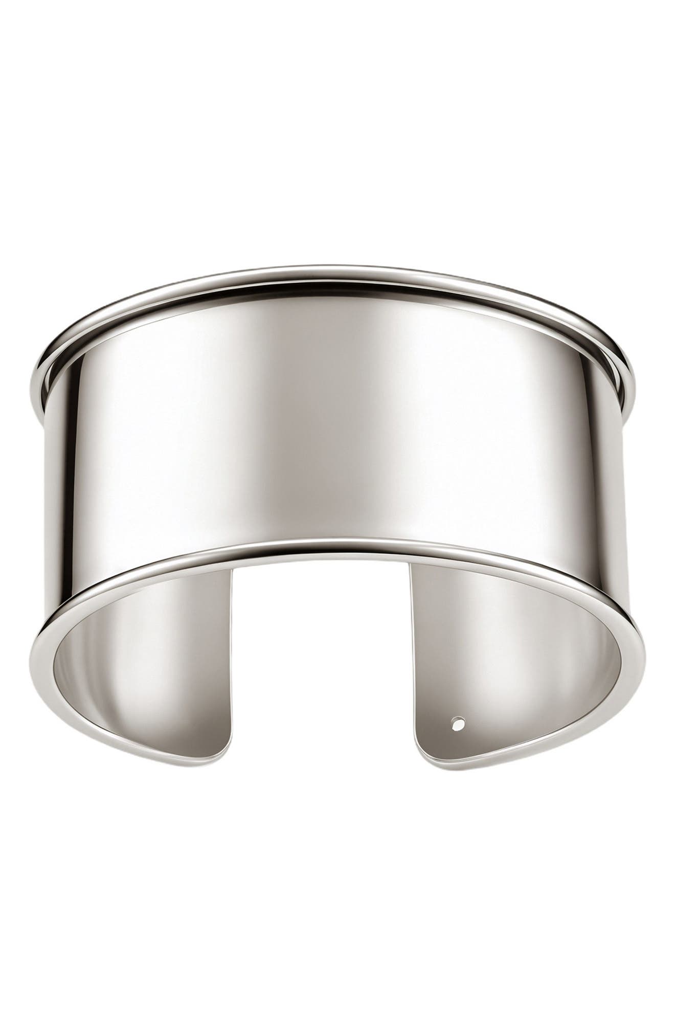 Tarnish Resistant Silvertone Cuff Bracelet