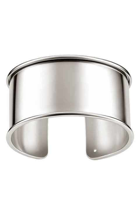 Tarnish Resistant Silvertone Cuff Bracelet