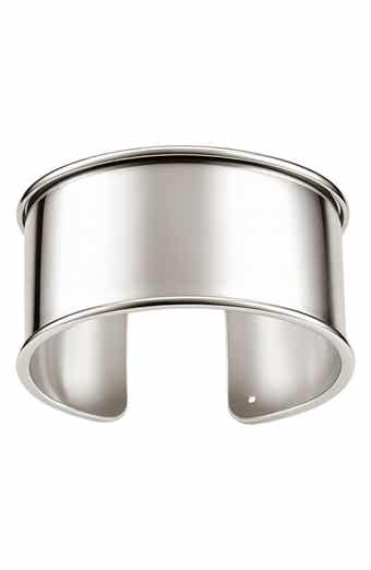 Tarnish Resistant Silvertone Cuff Bracelet