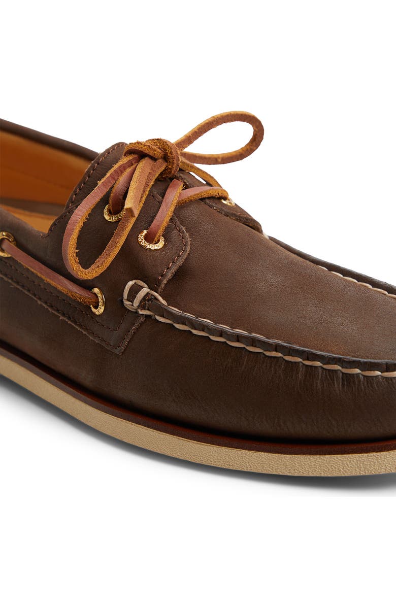Sperry Gold Cup Authentic Original 2-Eye Boat Shoe, Alternate, color, Brown