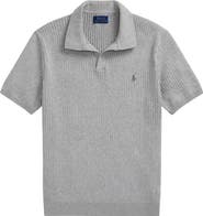 Polo Ralph Lauren Johnny Collar Rib Cotton Polo Sweater