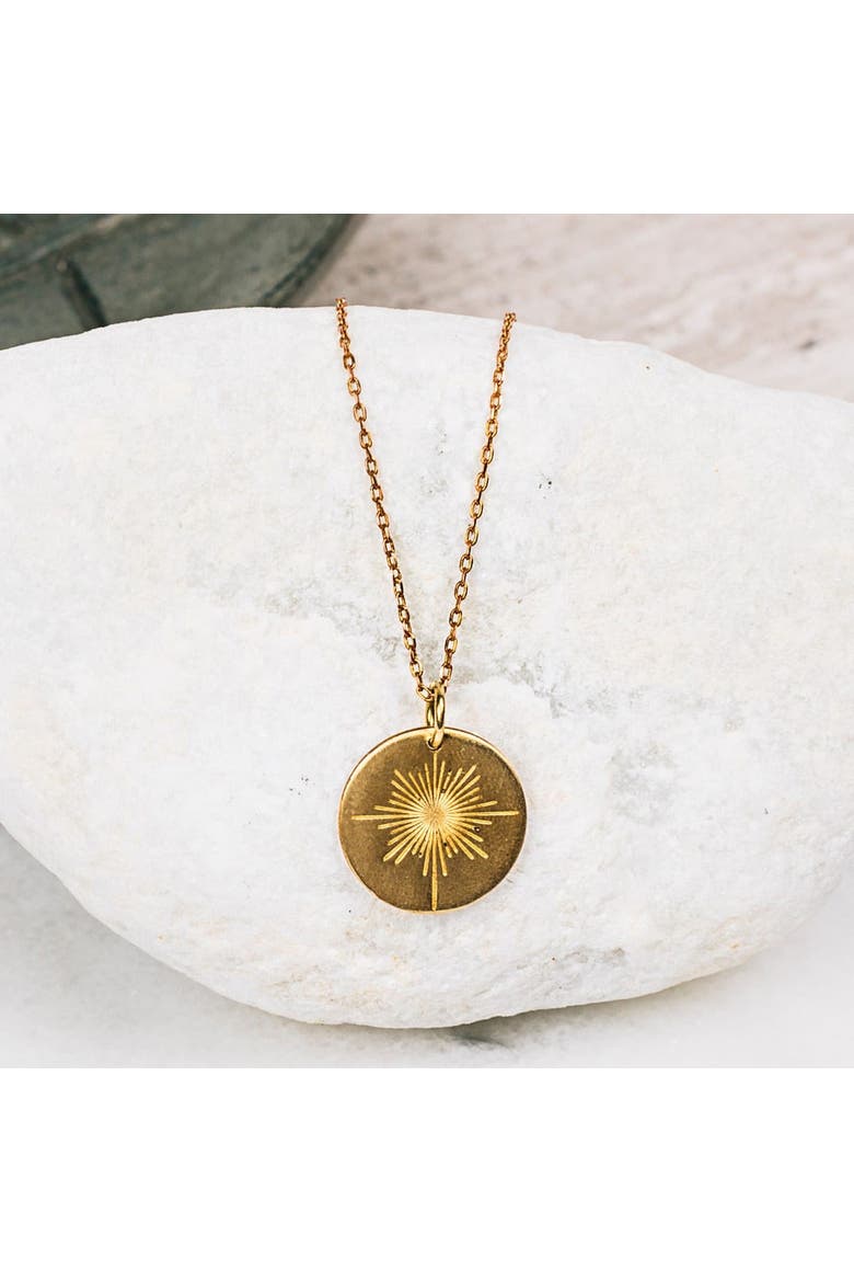 Guiding Star Necklace, Alternate, color, Gold
