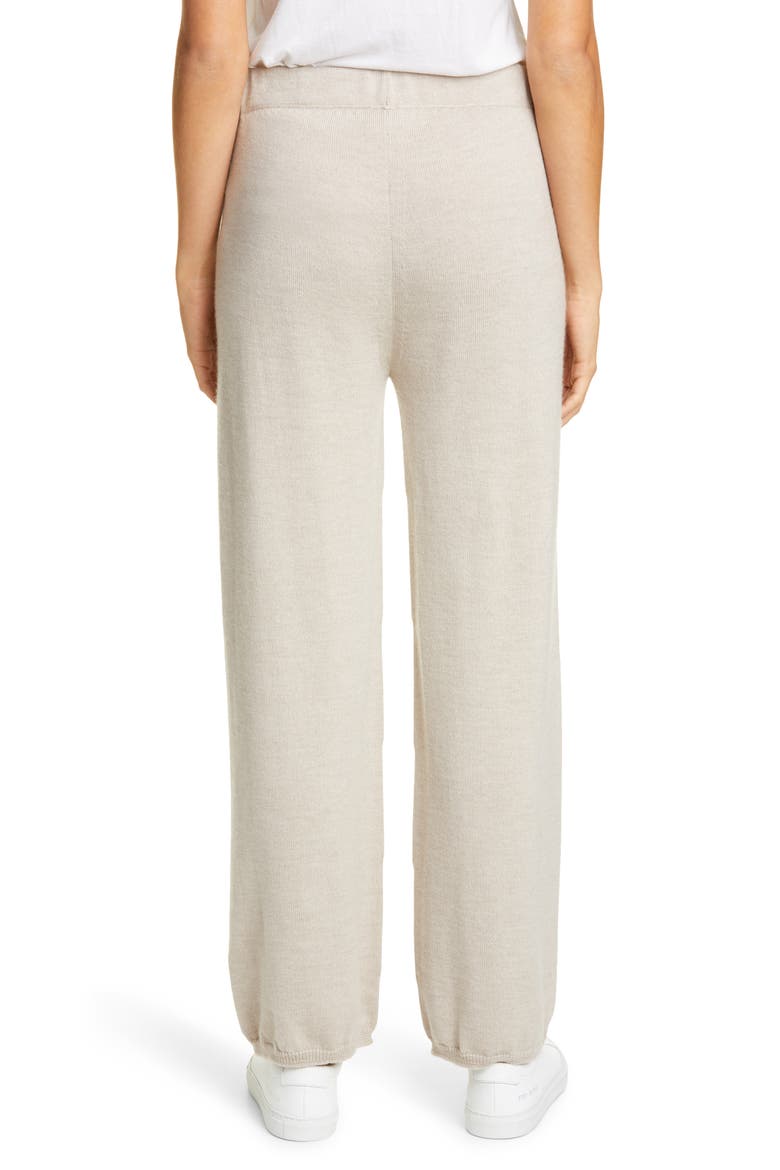 Sofocle Virgin Wool Knit Pants, Alternate, color, BEIGE