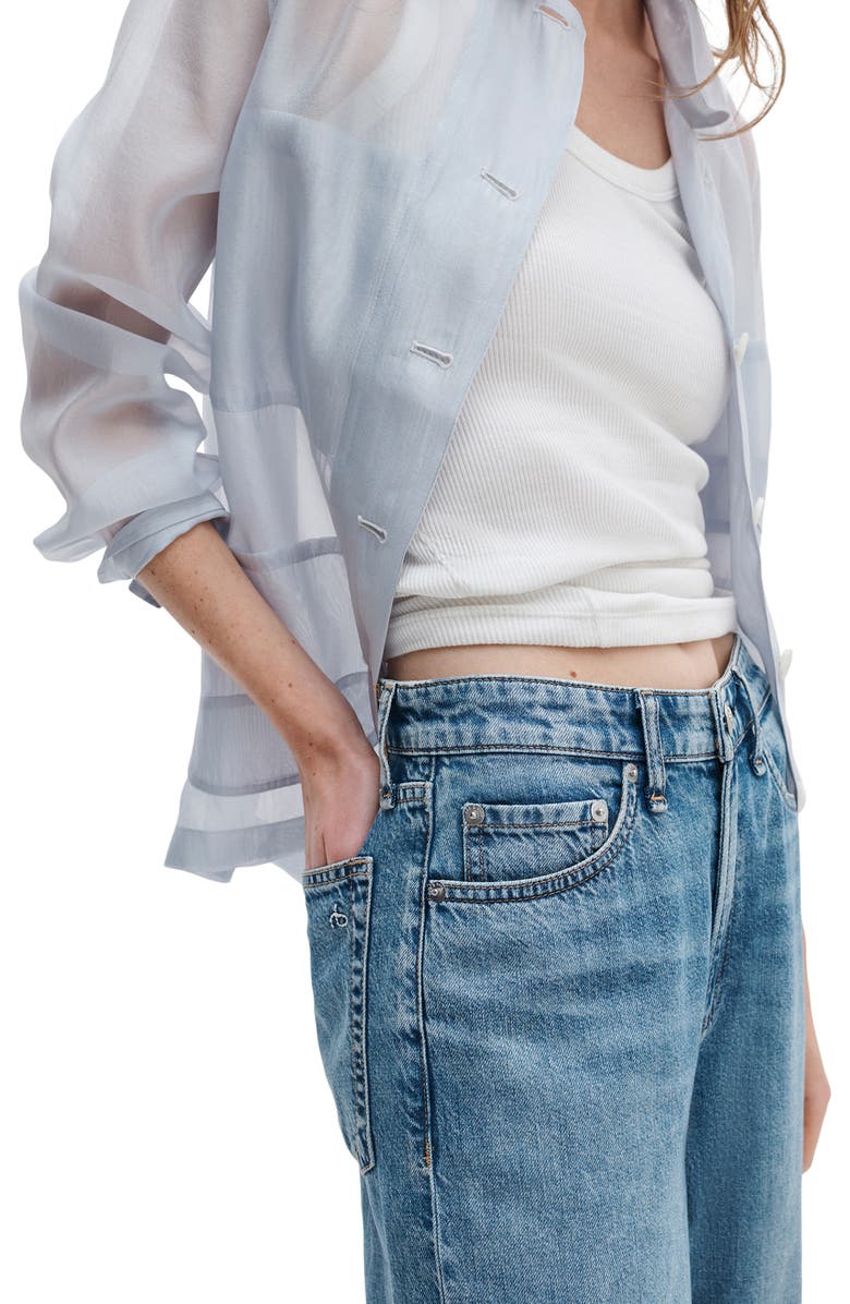 rag & bone Featherweight Logan Wide Leg Jeans, Alternate, color, Lyon