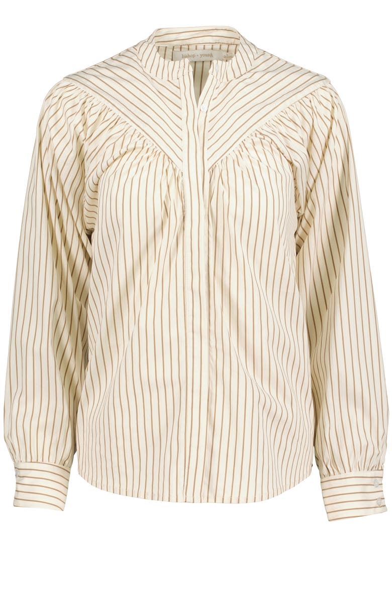 Nikki Top, Alternate, color, Camel Stripe