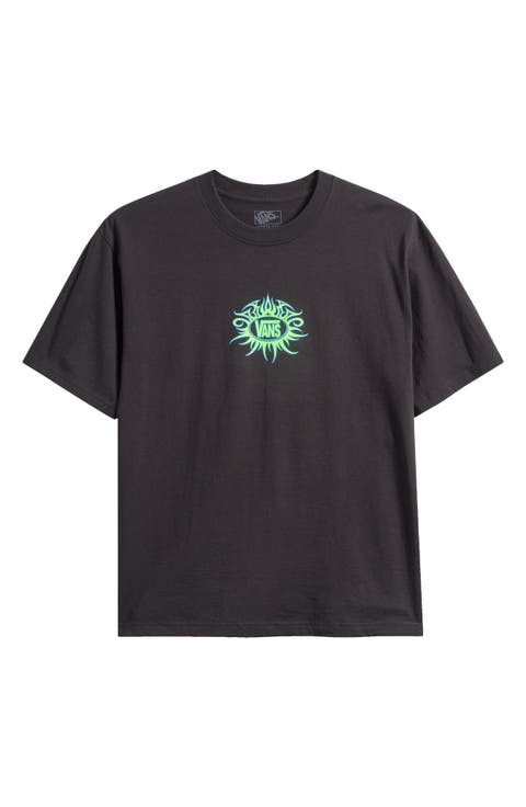 Torched Cotton Graphic T-Shirt