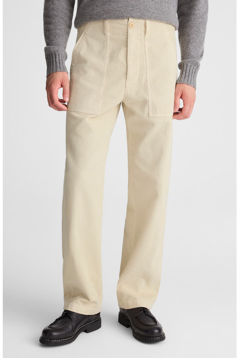 Corduroy Fatigue Pants, Main, color, OYSTER GREY