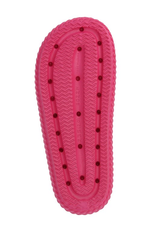 Mia Luvly Slide Sandal In Hot Pink