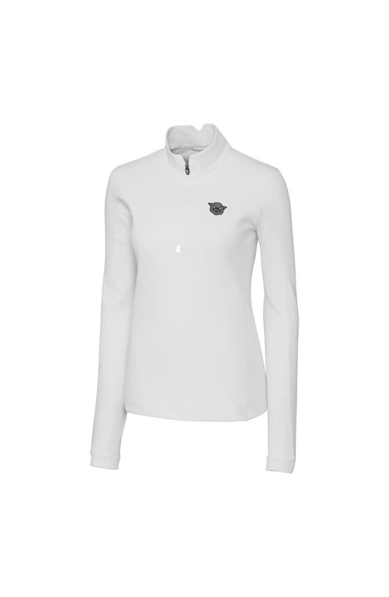 Cutter & Buck Women's Cutter & Buck White Cincinnati Bearcats Traverse Stretch Quarter-Zip Pullover Top, Alternate, color,