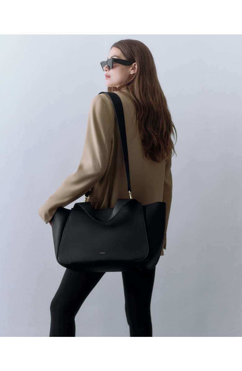 Cuyana Mila Satchel, Alternate, color, Black