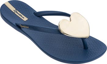 Wave Heart Flip Flop