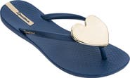 Ipanema Wave Heart Flip Flop