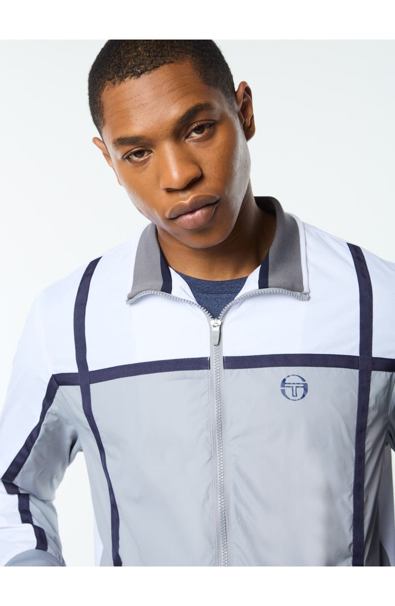 Sergio Tacchini Campo Court Track Jacket, Alternate, color, Quiet Grey
