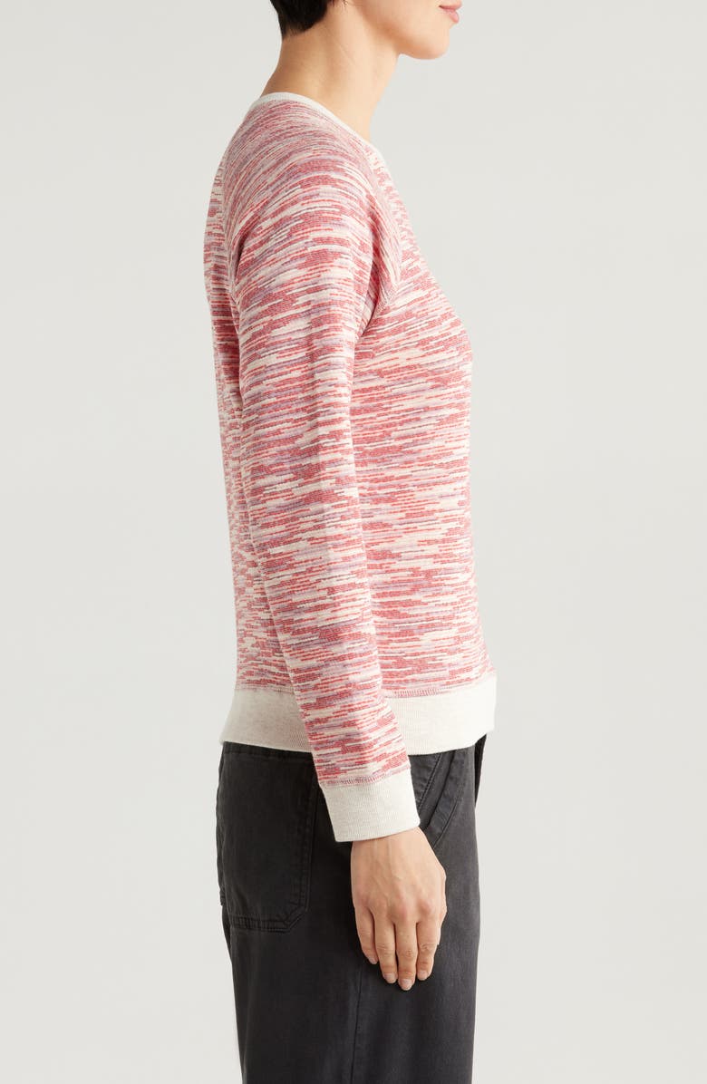 Marine Layer Reversible Raglan Sleeve Sweatshirt, Alternate, color,