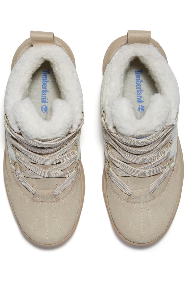 Timberland White Ledge Waterproof Mid Hiking Boot, Alternate, color, Light Beige Suede