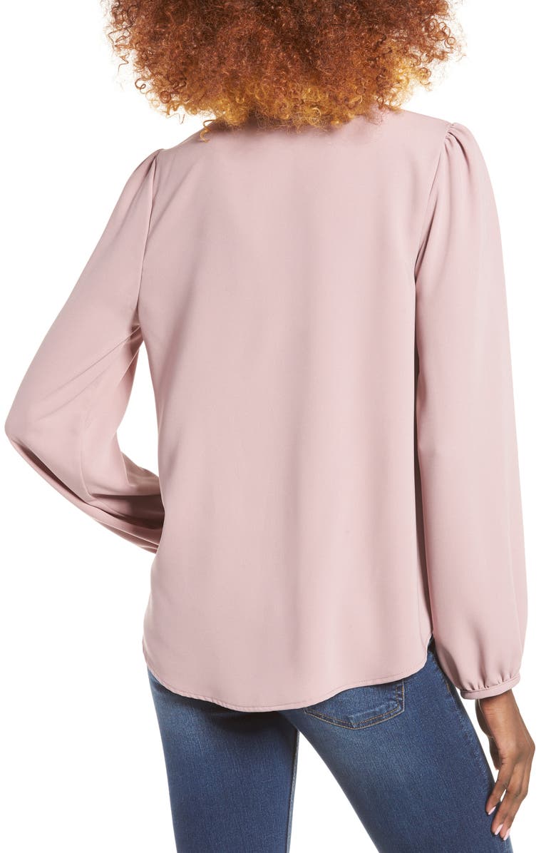 Leith Tie Neck Blouse, Alternate, color,