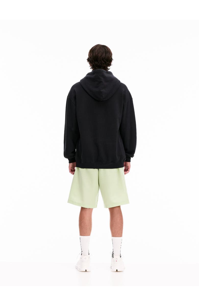 vowels Faded Collegiate Hoodie, Alternate, color, Black