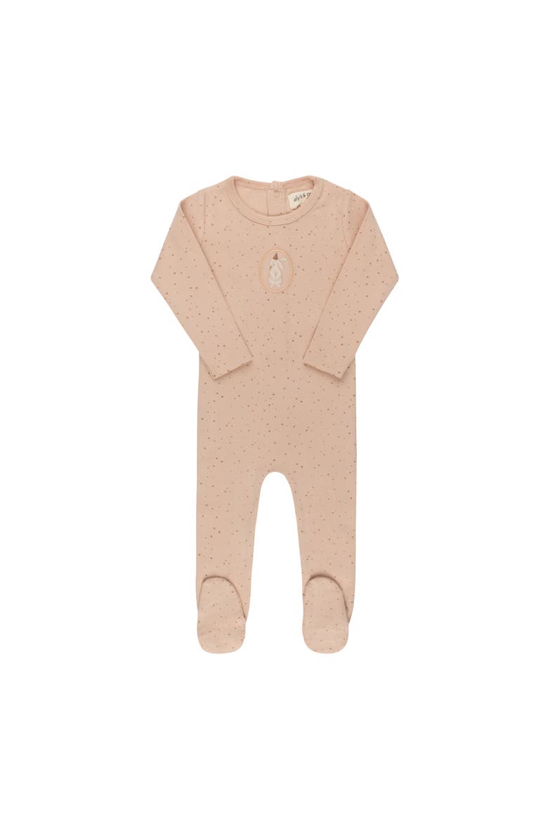 Speckled Bunny Collection -  Footie + Beanie, Alternate, color, Pink