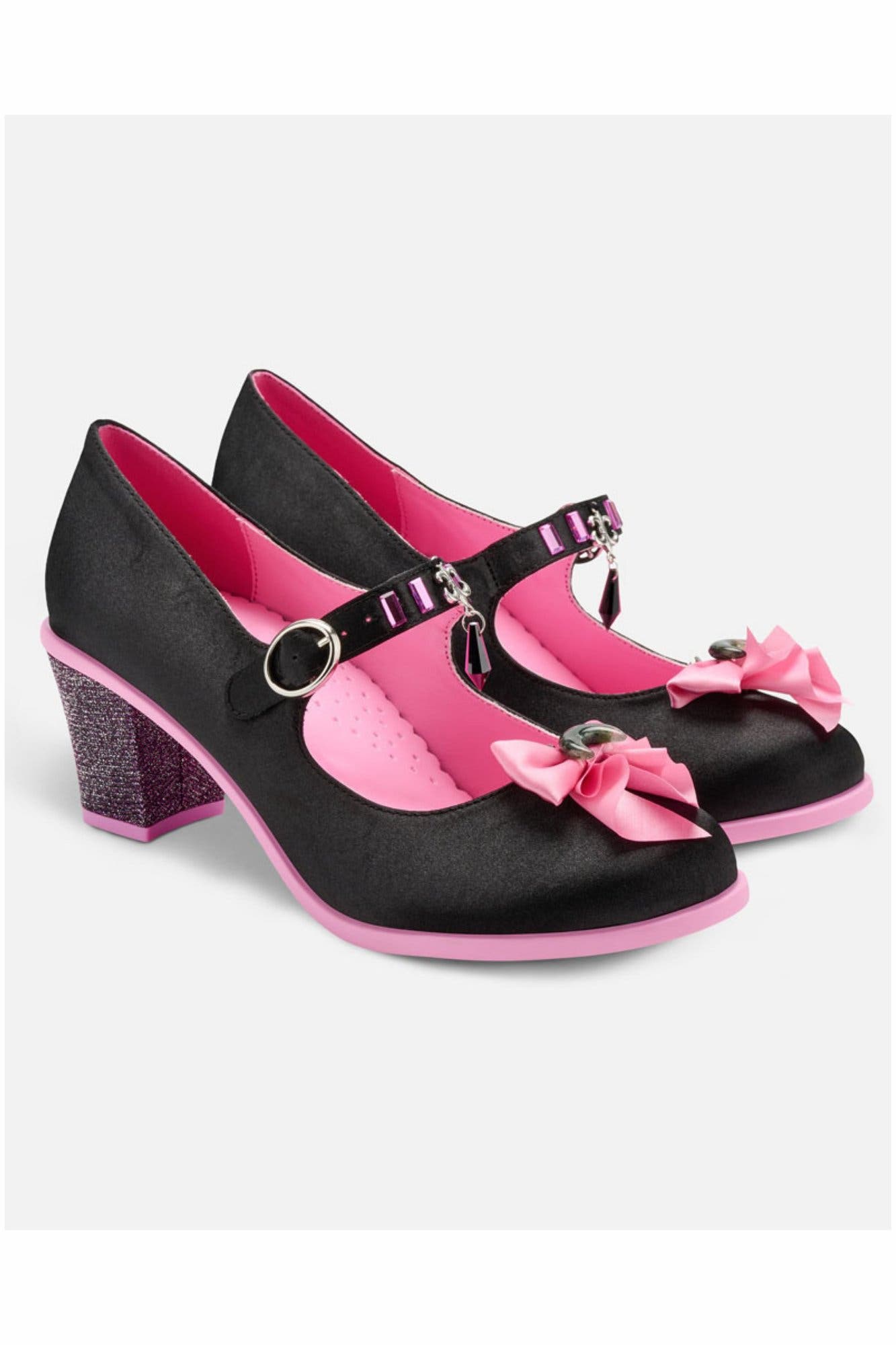 Hot Chocolate Design Dark Moon Women's Mary Jane Pumps, Main, color, Black Moon