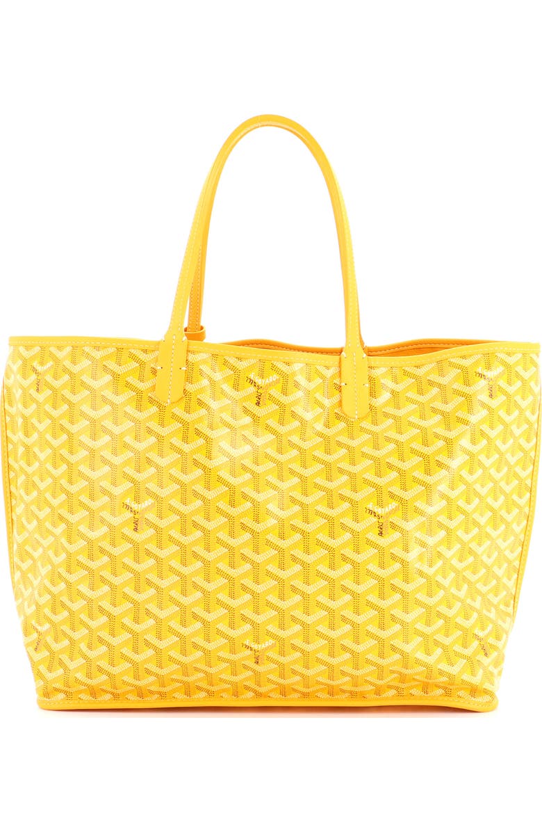 Pre-Owned Goyard Anjou Reversible Tote Coated Canvas PM, Main, color, Yellow