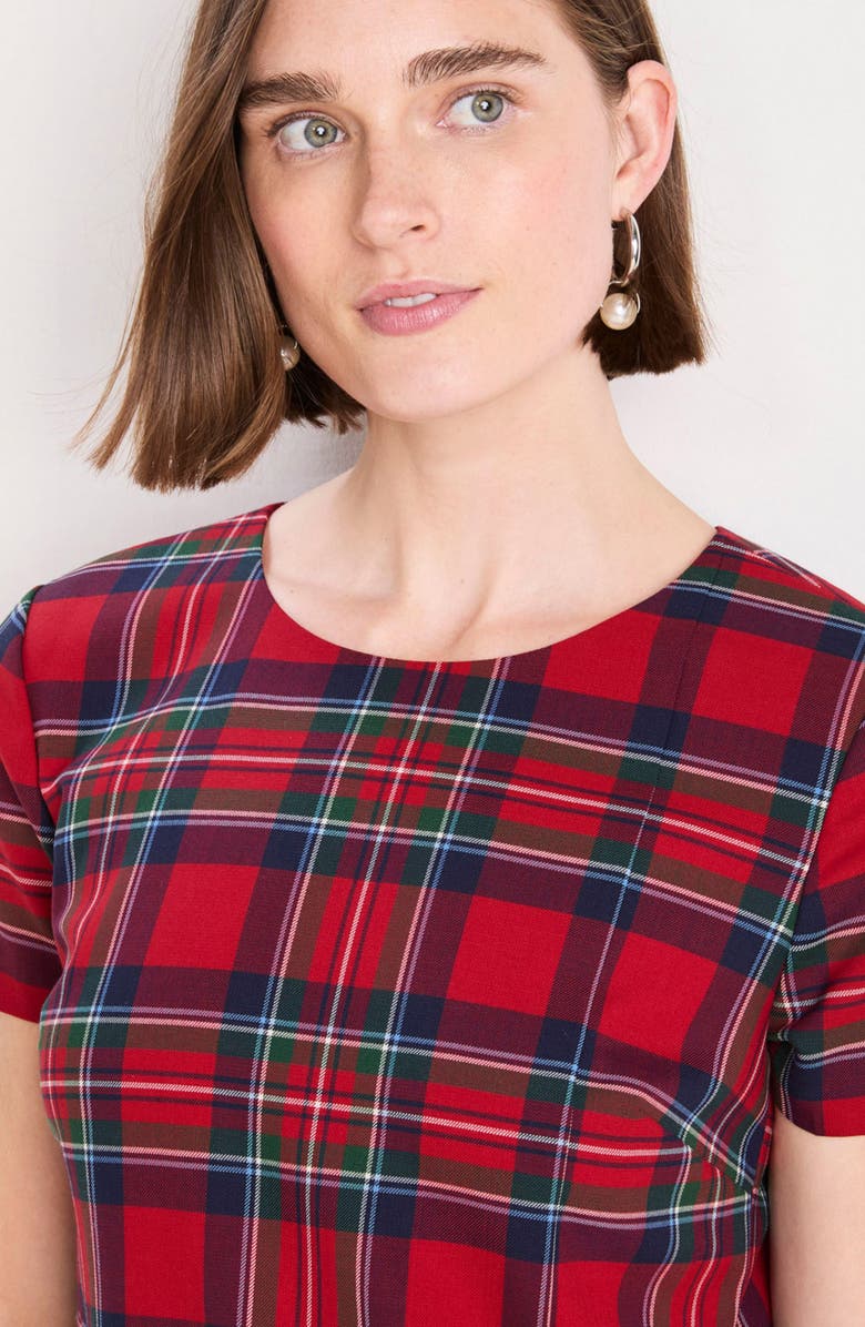 vineyard vines Bow Wool Blend Minidress, Alternate, color, 