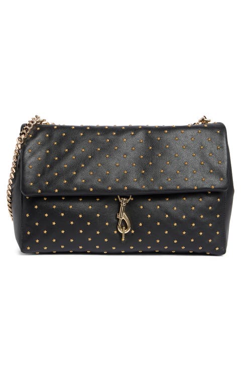 Edie Star Studded Shoulder Bag