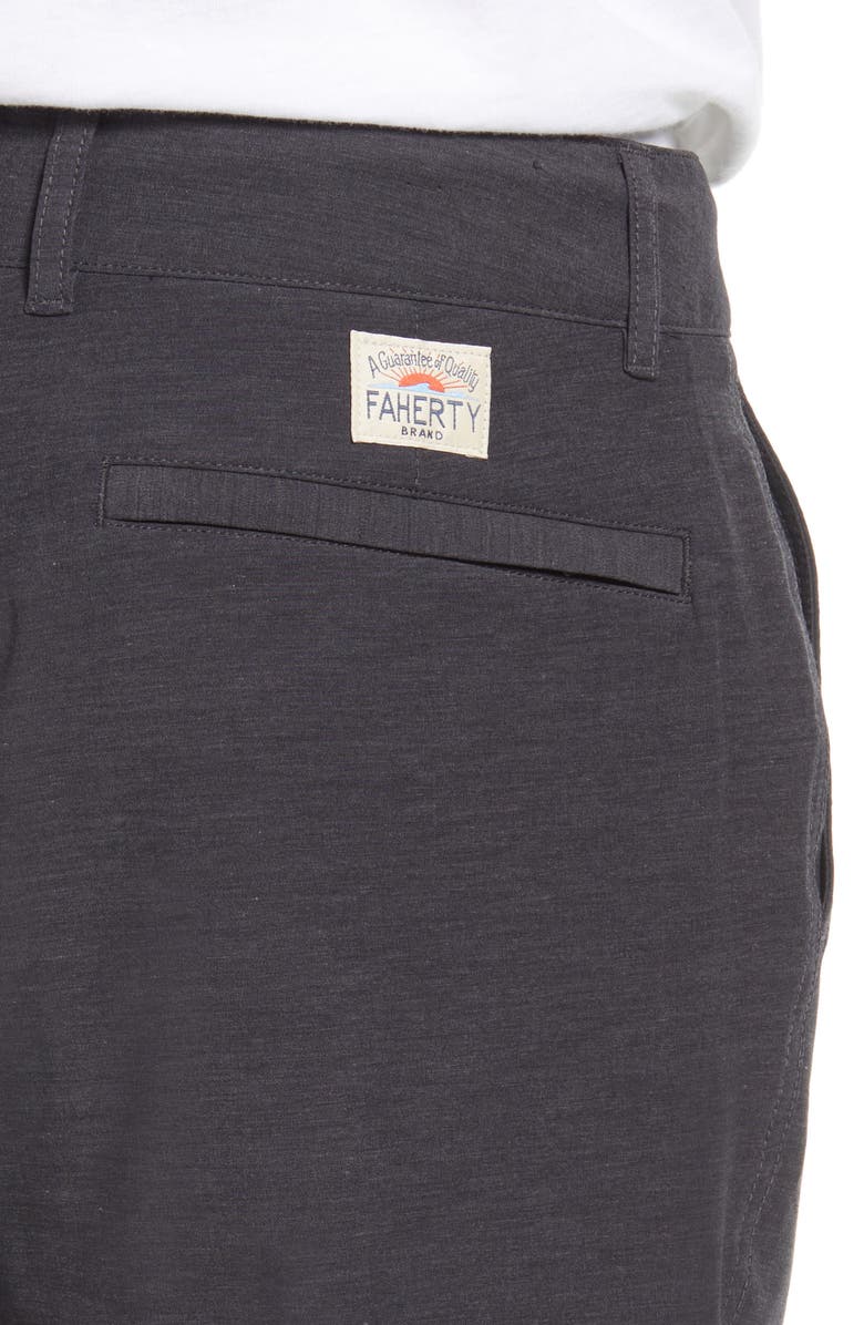Faherty Belt Loop All Day 9-Inch Shorts, Alternate, color, Charcoal