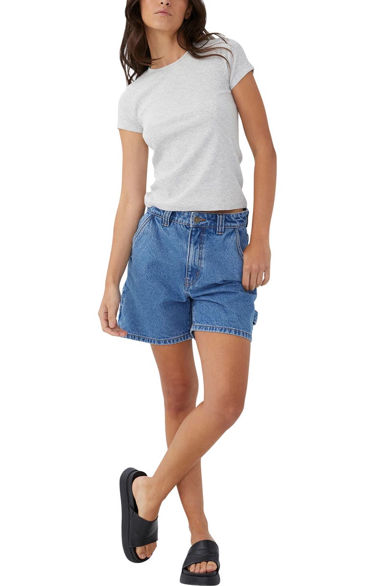 Cotton On The One Rib Crewneck T-Shirt, Alternate, color, 