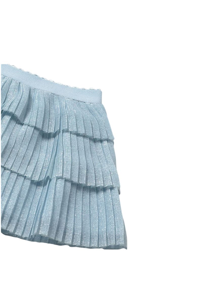 Mayoral Pleated Tulle Skirt, Alternate, color, Blue