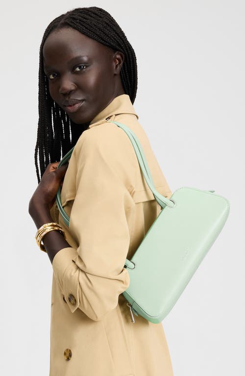 Kate Spade New York Grace Fine Grain Leather Shoulder Bag In Pistachio Ice