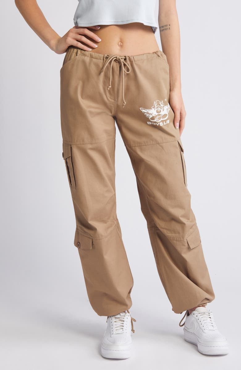 BOYS LIE Hits Different Cargo Pants, Main, color, 
