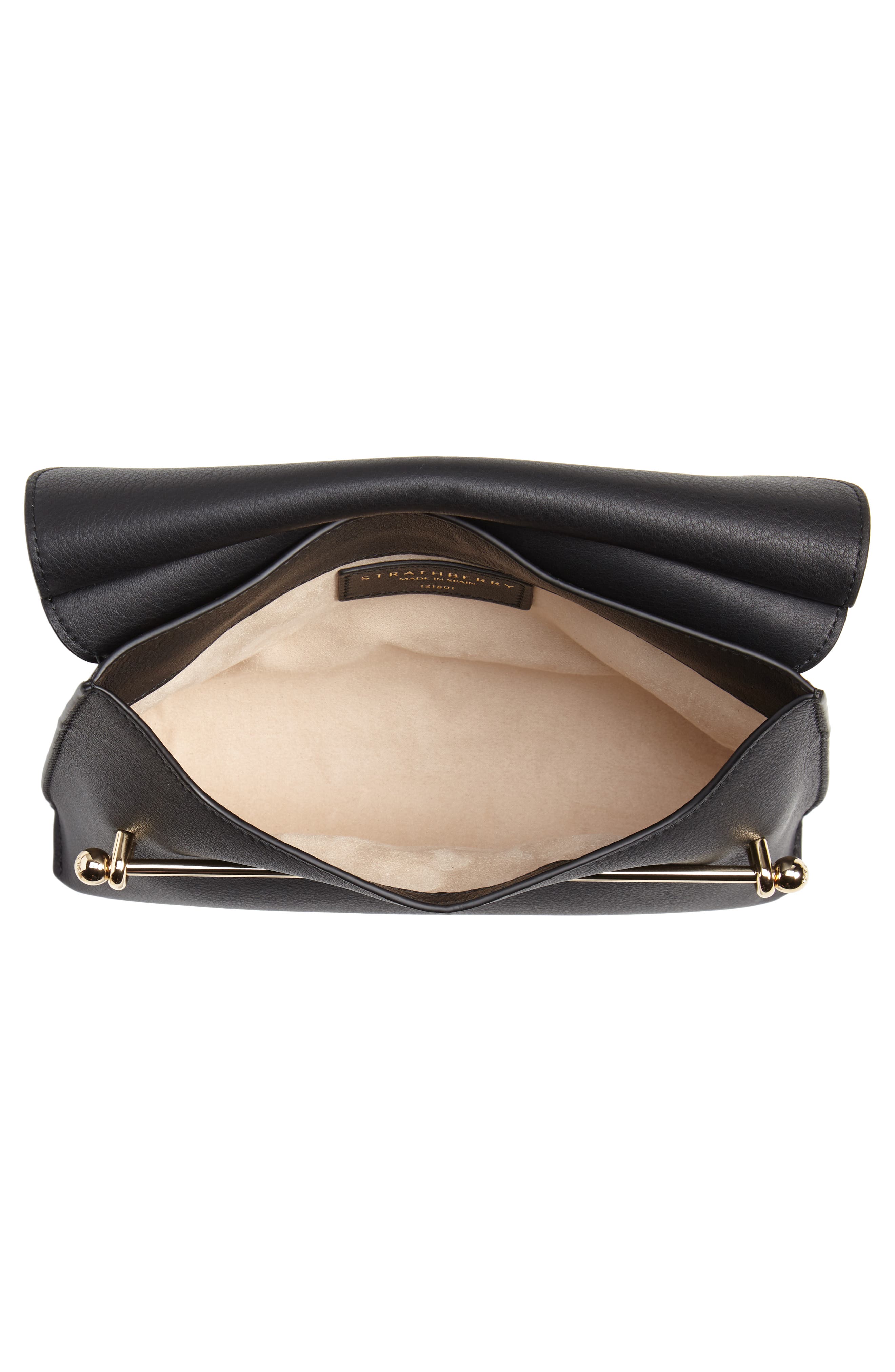 Strathberry East/West Stylist Calfskin Leather Clutch, Alternate, color, 