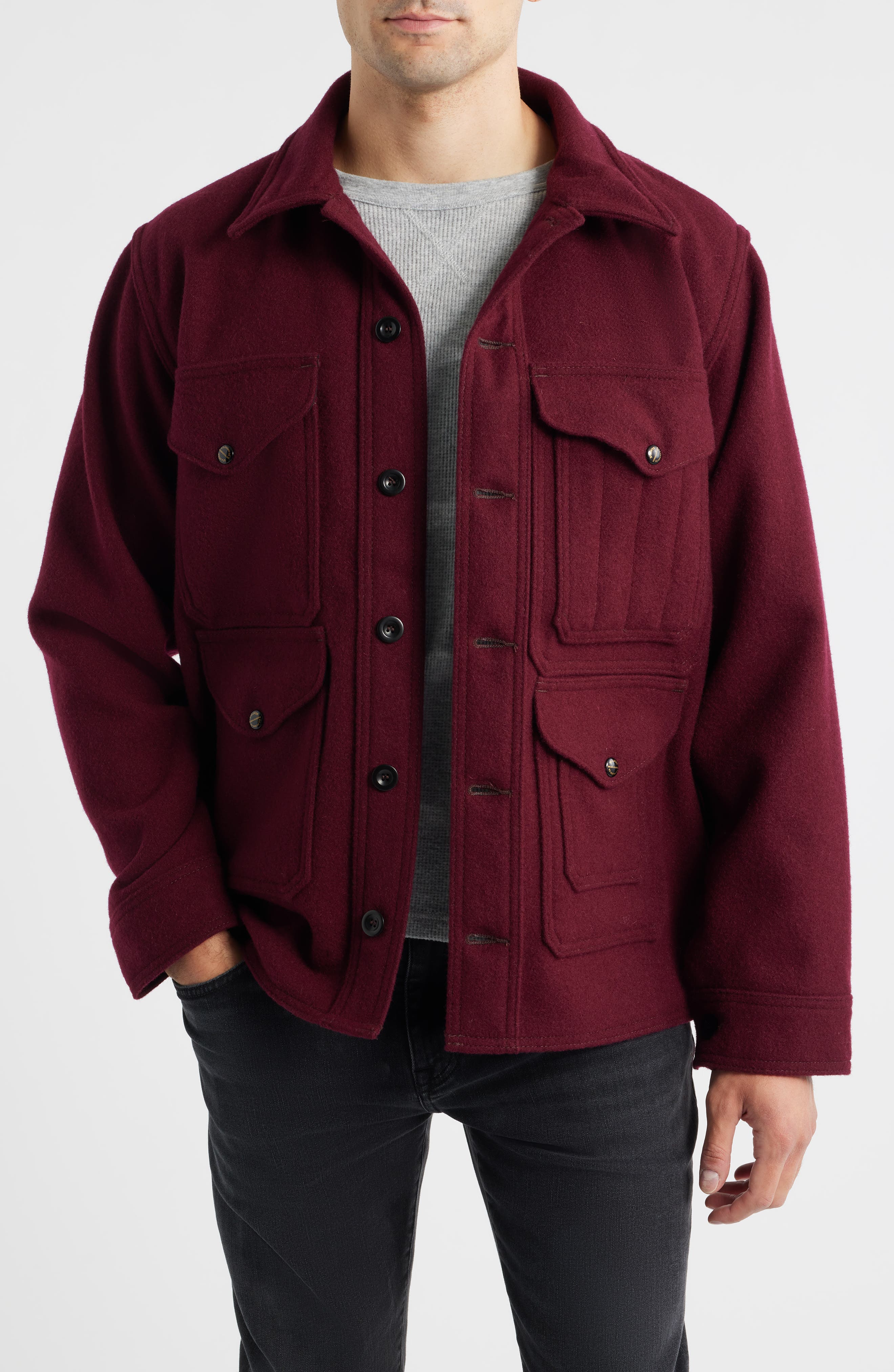 Filson 1940s Mackinaw Cruiser Wool Jacket (Men) | Nordstrom
