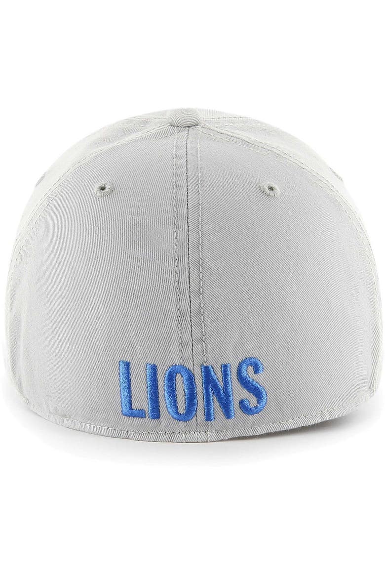 Men's '47 Gray Detroit Lions Gridiron Classics Franchise Legacy Fitted Hat, Alternate, color, Gray