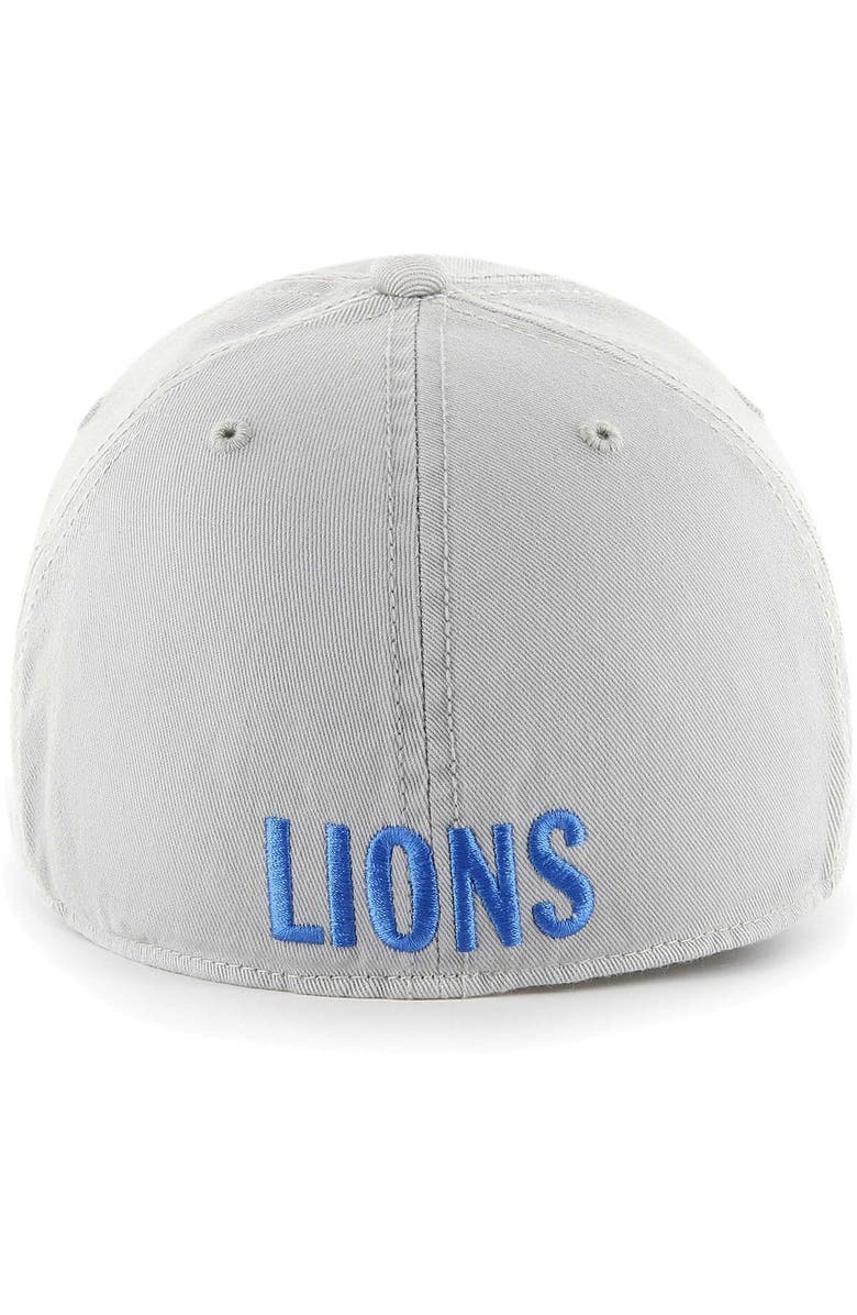 '47 Men's '47 Gray Detroit Lions Gridiron Classics Franchise Legacy Fitted Hat, Alternate, color, Gray
