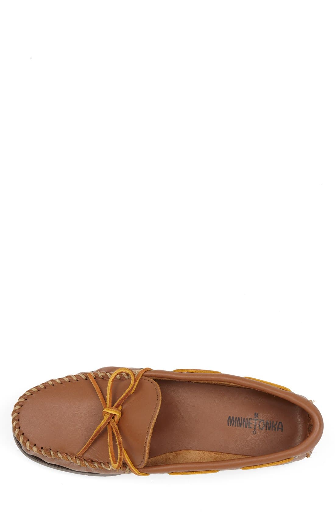 Minnetonka Camp Driving Shoe, Alternate, color, 